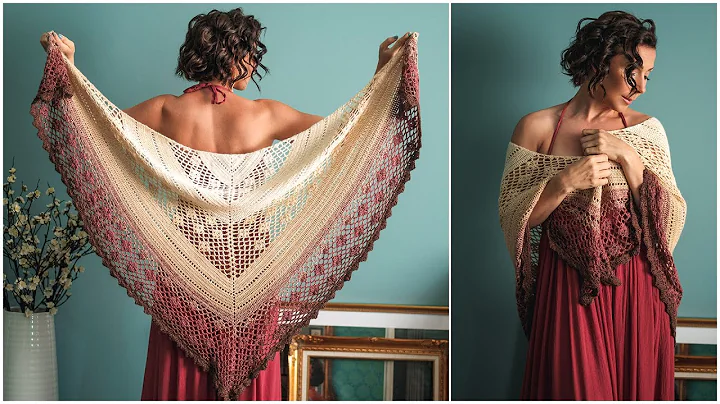 Easy, Step-by-Step Instructions: Crochet the Adventurous Beginner Sunset Diamonds Shawl!