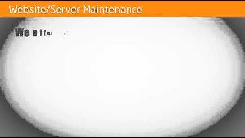 website server maintenance services