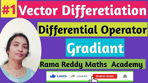 M2 JNTU R22/R18 in simple way | Vectors | Vector Calculus ramareddy | Gradient | Vectors inTelugu |