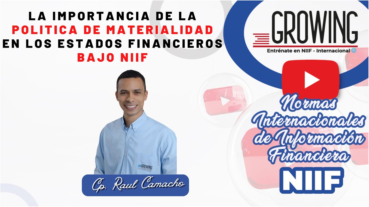 🔎LA IMPORTANCIA DE LA POLITICA DE MATERIALIDAD EN LOS ESTADOS FINANCIEROS BAJO NIIF 📕