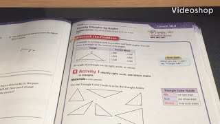 5/5/20 Lesson: Go Math: 10.2 Classify Triangles by Angles