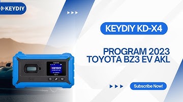 How to use KEYDIY KD X4 Program 2023 Toyota BZ3 EV AKL