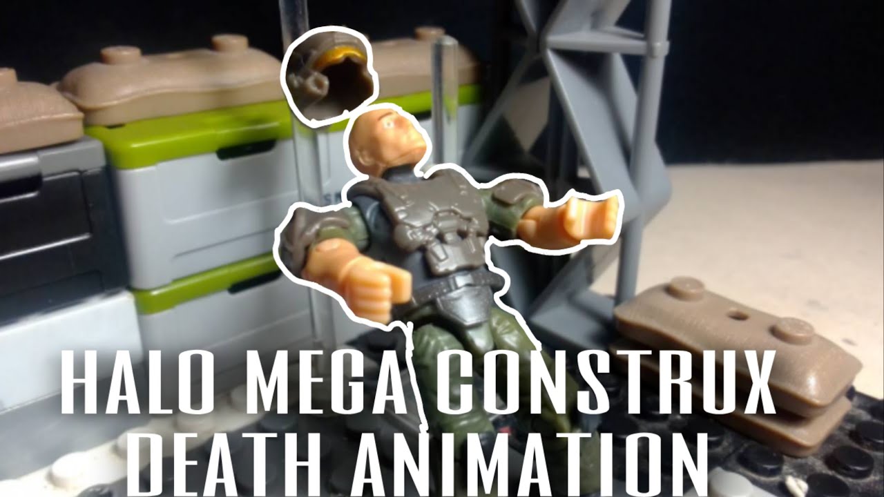 Halo mega construx stop motion - Death animation (U.N.S.C) .