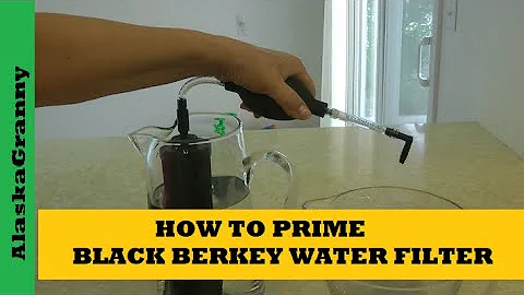 How to Prime a Berkey Water Filter Element