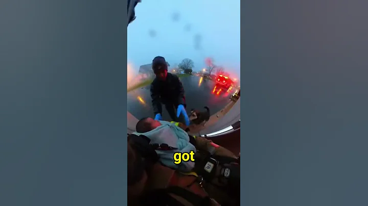 Stray Dog Leads Firefighter Into Burning Home to Save Baby #dogrescue #babyrescue