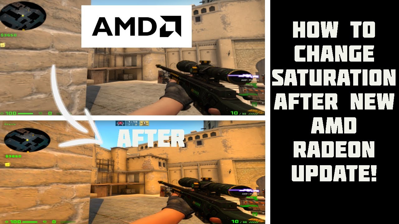 [UPDATED] CSGO How To Change Saturation After New AMD Radeon