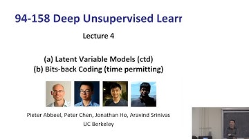 Week 4 CS294-158 Deep Unsupervised Learning (2/20/19)