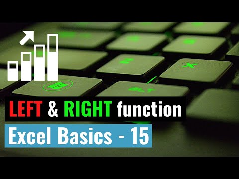 How to use Left and Right function in MS Excel | Use =right(left(...)..) Formula in Excel | ANATYX