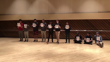 CSC172 Sorting Dance Spring 2018- Bubble Sort