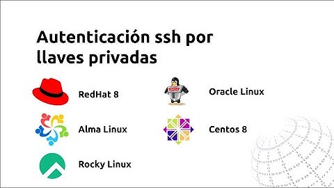 Autenticación ssh por llaves - RedHat 8 / Rocky Linux / Alma Linux / Oracle Linux / CentOS 8