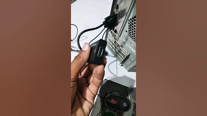 VGA to HDMI Converter  | Make HDMI Converter in Desktop PC#macnitesh#2023shorts#hdmi#VGA