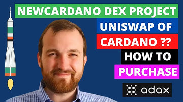 Cardano Dex Project | Uniswap Of Cardano? | How To Purchase It