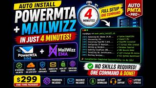 👉 PowerMTA + MailWizz Auto Installer | Full Email Server Setup with IP Rotation | AutoPMTA Pro
