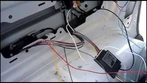 VW Caddy tow bar wiring bypass relay