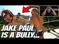 Jake Paul Beats Down an *UNTRAINED YOUTUBER* For Views... Again