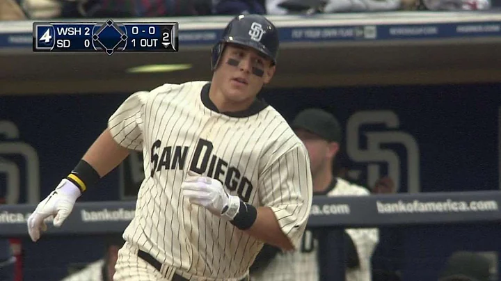 WSH@SD: Rizzo launches his first Major League homer