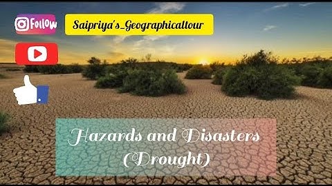 Hazards and Disasters (Drought)