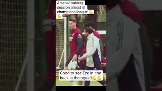 Mikel Arteta and his boys preparing for champions League semi final #goviral #football #ucl #shorts