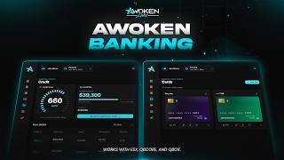 FiveM Banking Script | Stock Market, Credit Scores, Tax & Savings | Awoken Banking