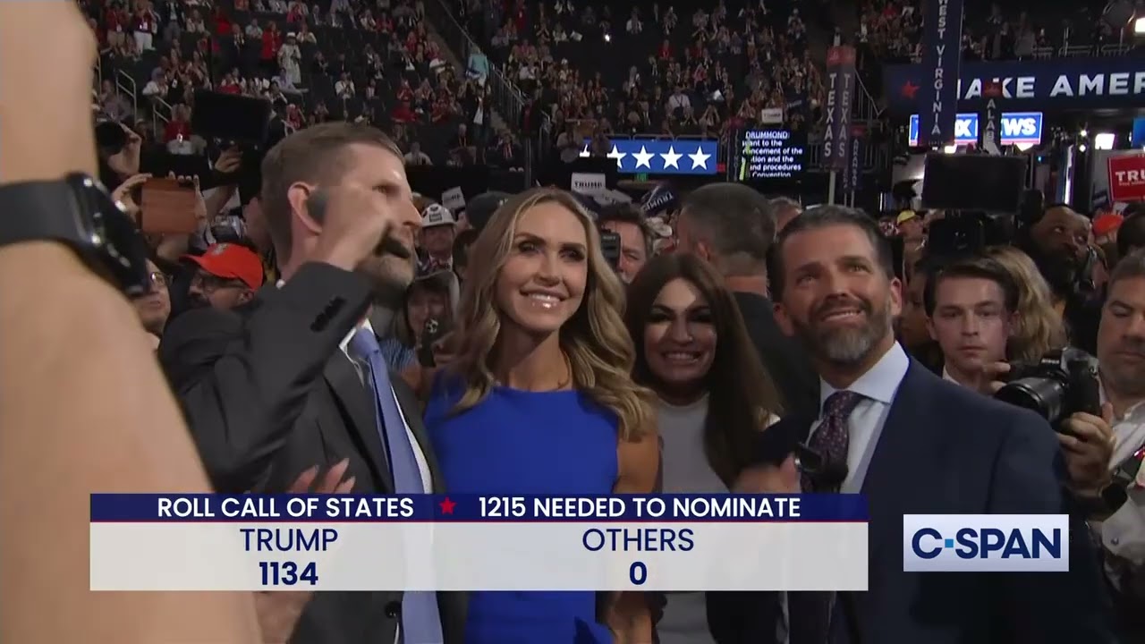 Donald Trump Becomes 2024 Republican Nominee for President of the United States