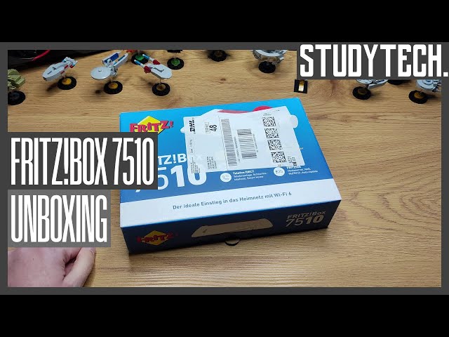 Unboxing AVM 7510 Fritz!Box [4K/Deutsch] YouTube #studytech 