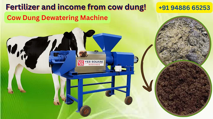 Cow dung Dryer machine Screw press mechanism | Yes square, Coimbatore | 94867 35253, 94886 65253.