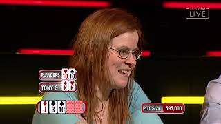 Tony G vs Pippa Flanders' QUADS | Classic Hands - World Open II | partypoker