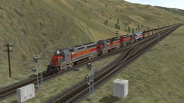 Open Rails - Drone View Gilluly Part 2