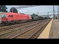 LTG Cargo ER20 021 passing Radviliškis station, 19:05, 2025/08/11