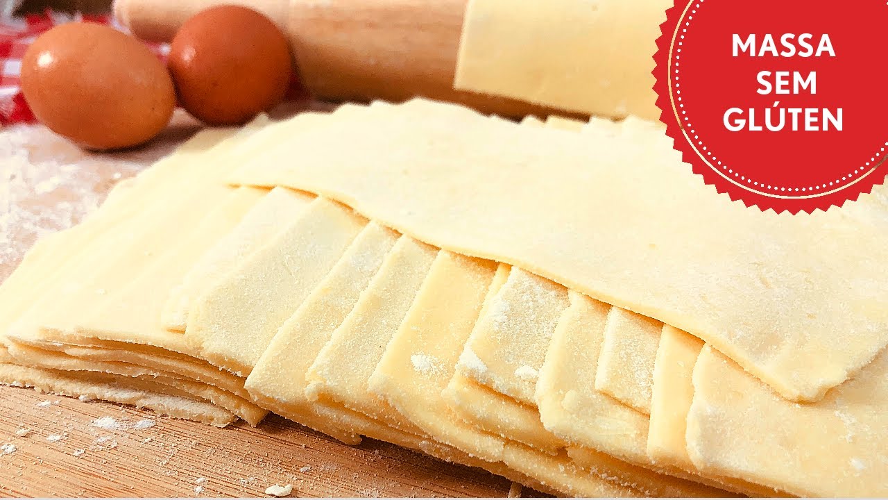 Massa de LASANHA sem GLÚTEN!