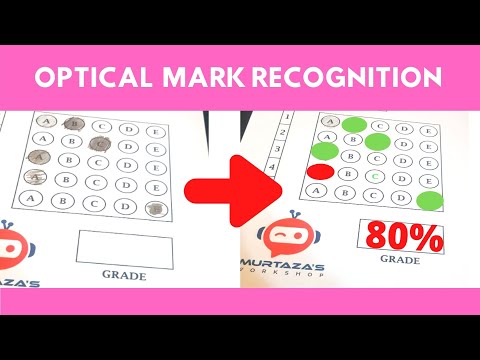 OPTICAL MARK RECOGNITION (OMR) MCQ Automated Grading- OpenCV Python