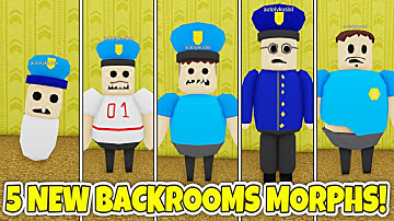 How to get ALL 5 NEW POLICEMAN BACKROOM MORPHS! (BARRY