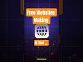 how to make website with ai for free 💻 #shorts #ytshorts #websitedesign #viralshort #tech #tips