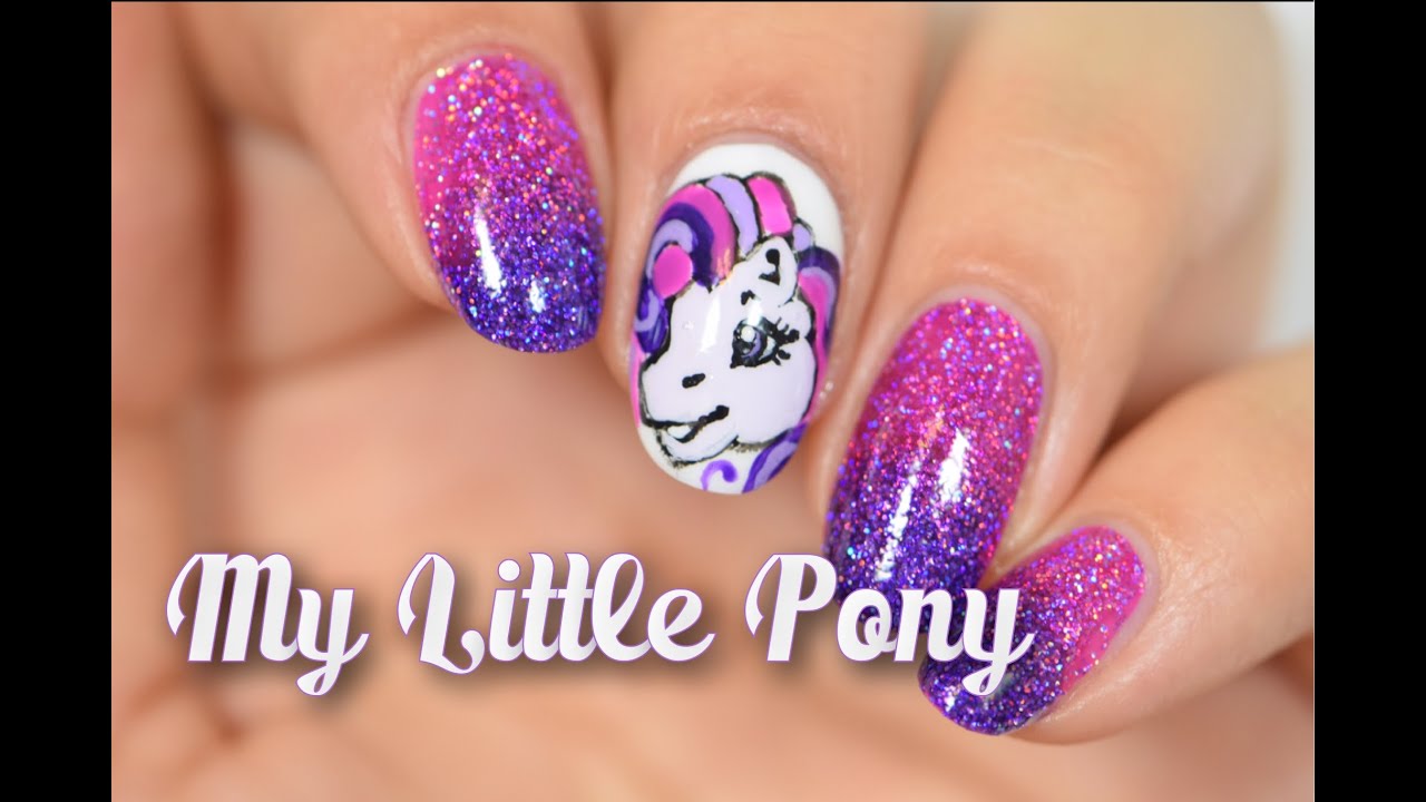 My Little Pony Mani Nail Art Tutorial You My Little Pony Mani Nail
