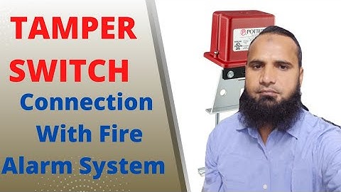 TAMPER SWITCH interface with Fire Alarm System #firealarm #newvideo #vlog  #how #firefighting #tech