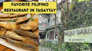 Favorite Filipino Restaurant in Tagaytay - BALAY DAKO | Joel Clavio Eats