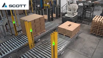 Scott Palletising System for Carton Cases