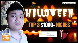 Top 3 HALLOWEEN Low Content Niches For Amazon KDP (ACT TODAY)