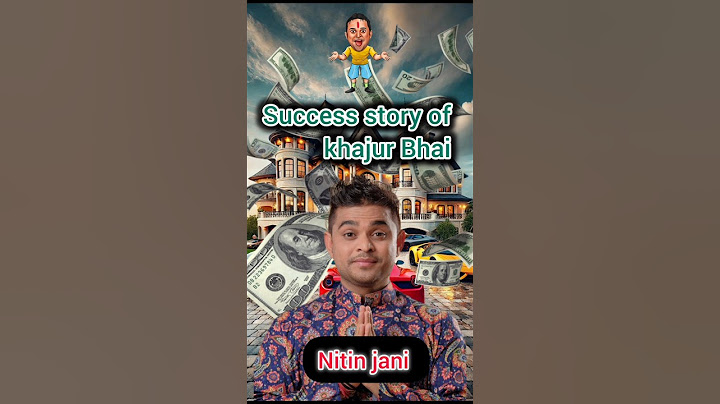 "The Inspiring Journey of Nitin Jani (Khajur Bhai) - From Comedy to Stardom!" #shorts #gujarat#viral