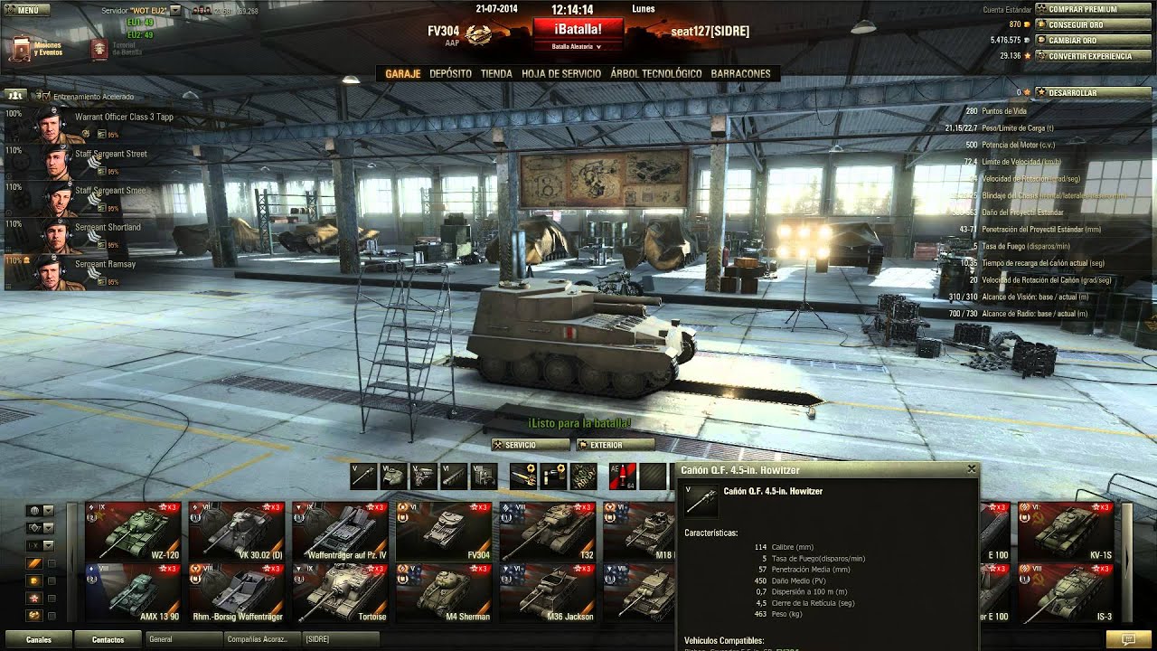 Guía "personal" World of Tanks FV 304 capitulo 3 - YouTube