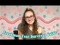 How to Survive Freshman Year of College | managing school, work, money, socializing &amp; relationships