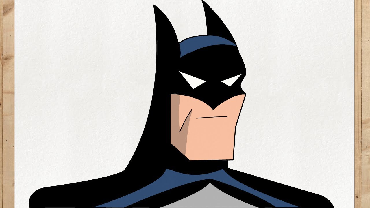 Como dibujar a BATMAN paso a paso, fácil y rápido - YouTube