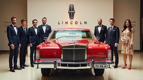 Lincoln schokte de wereld! De Continental Mark V uit 2026 laat het icoon uit 1979 in stijl herleven.