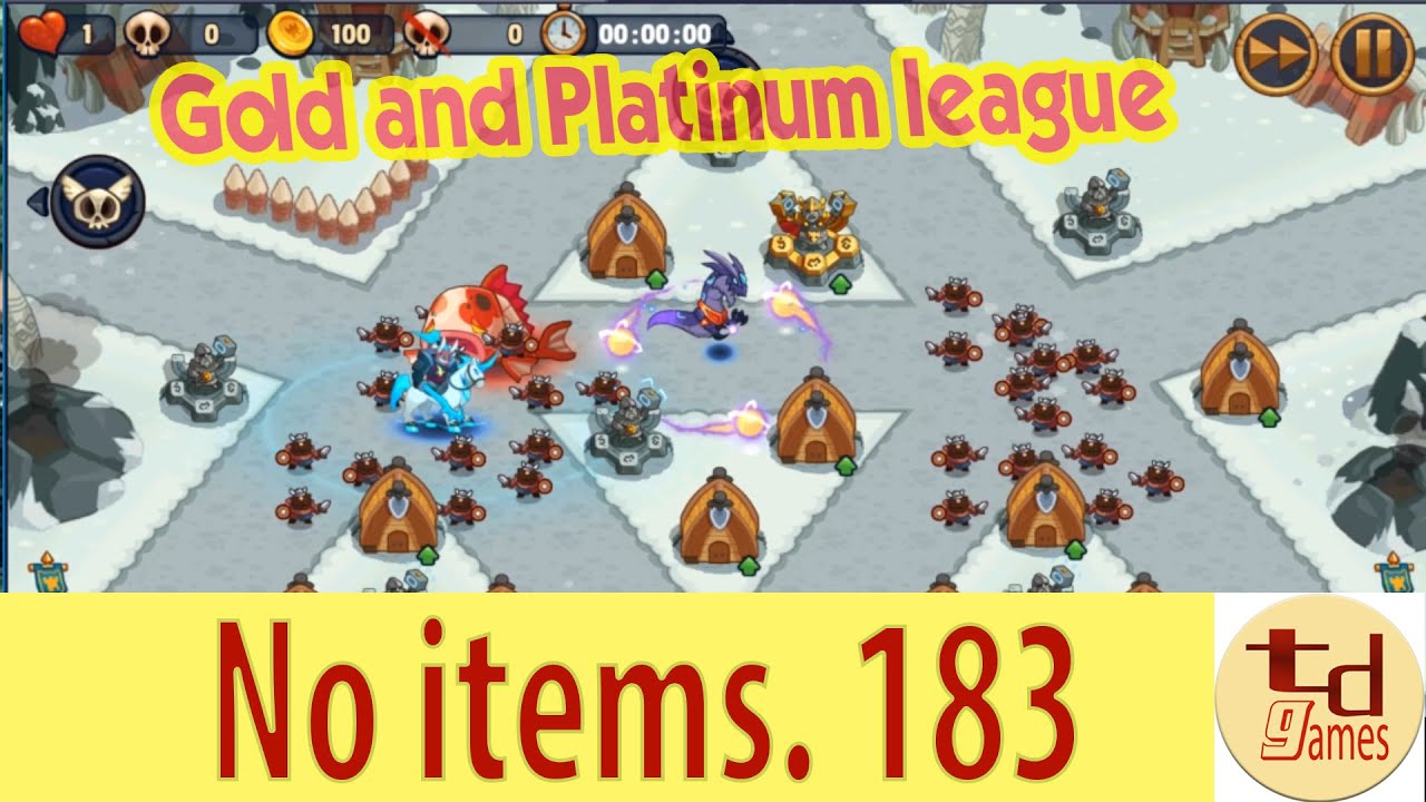 Realm Defense Tournament. Gold- Platinum, without Lief, No items, 183. TD Games.