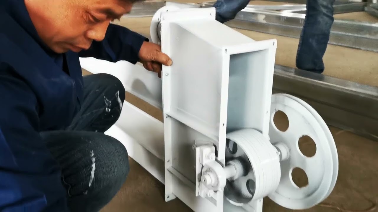 How to install bucket elevator for rice mill machine video-part 1