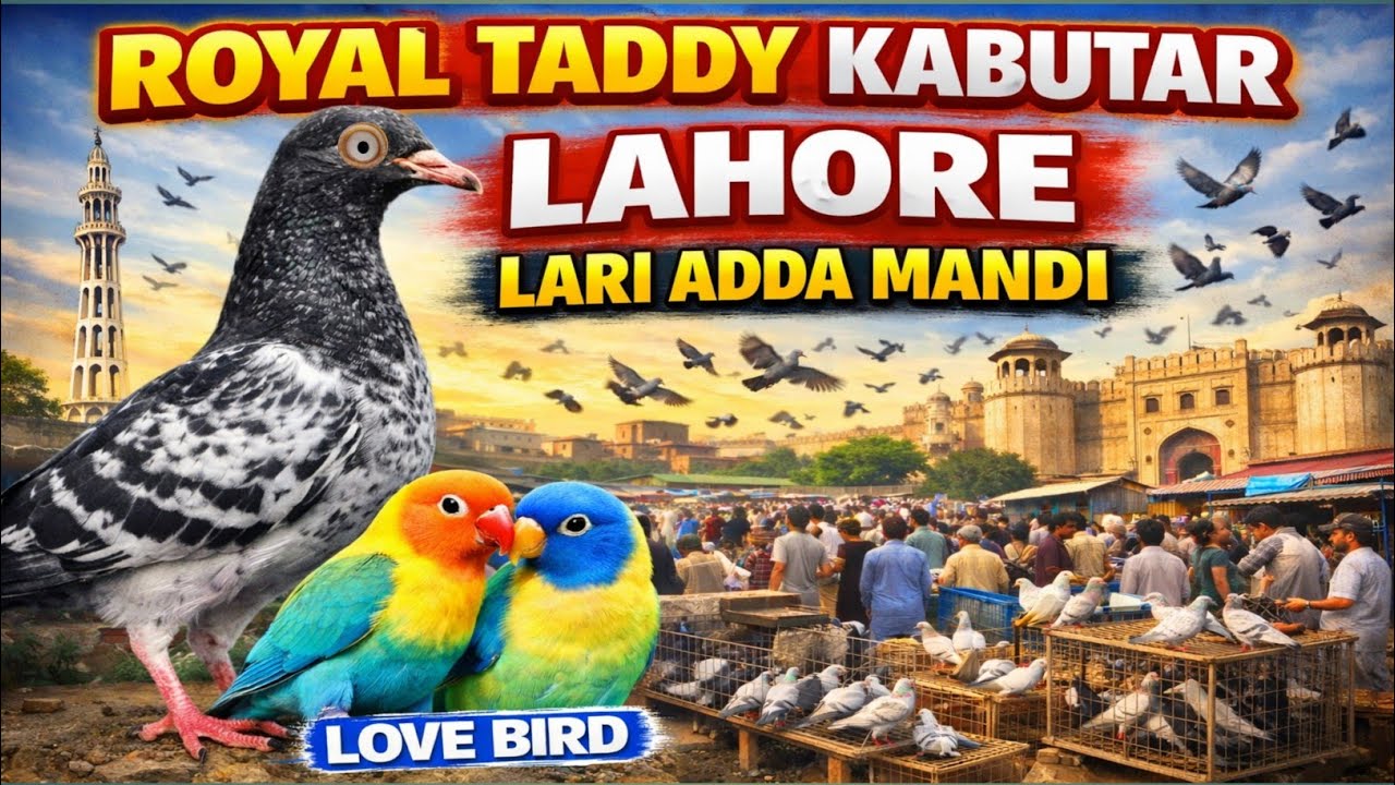 #royal taddy kabutar high flying pigeons LAHORE LARI ADDA MANDI 