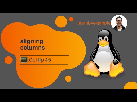 CLI tip 5: aligning columns