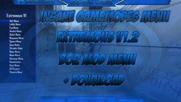 Extremous V1.2 BO2 GSC Mod Menu + Download