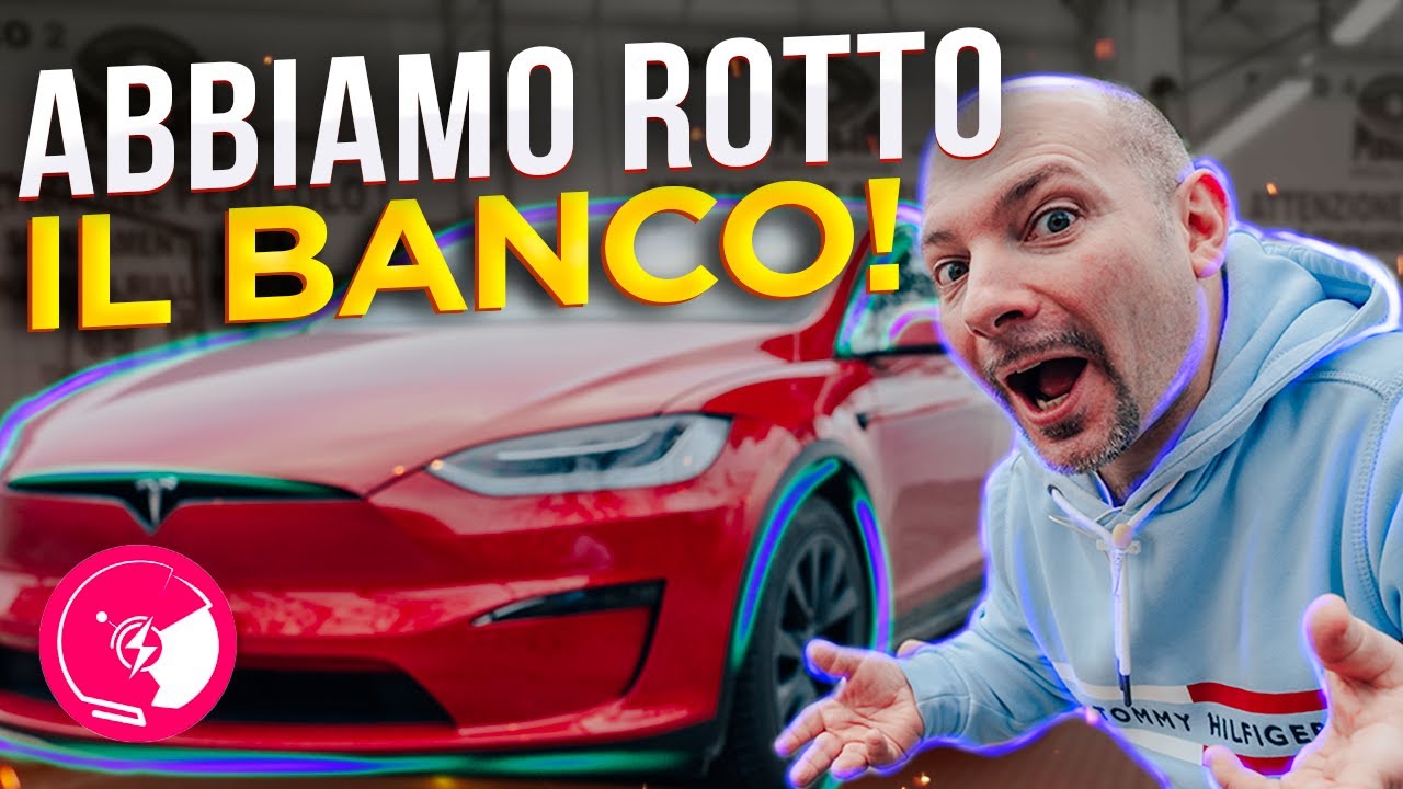 Tesla Model X Plaid sul banco … LO MANGIA!