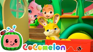 How do the Wheels on the Bus Go? | CoComelon Animal Time - Learning with Animals | Nursery Rhymes